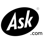 Ask Black Transparent Logo PNG