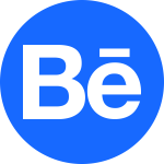 Behance Round Transparent Logo PNG