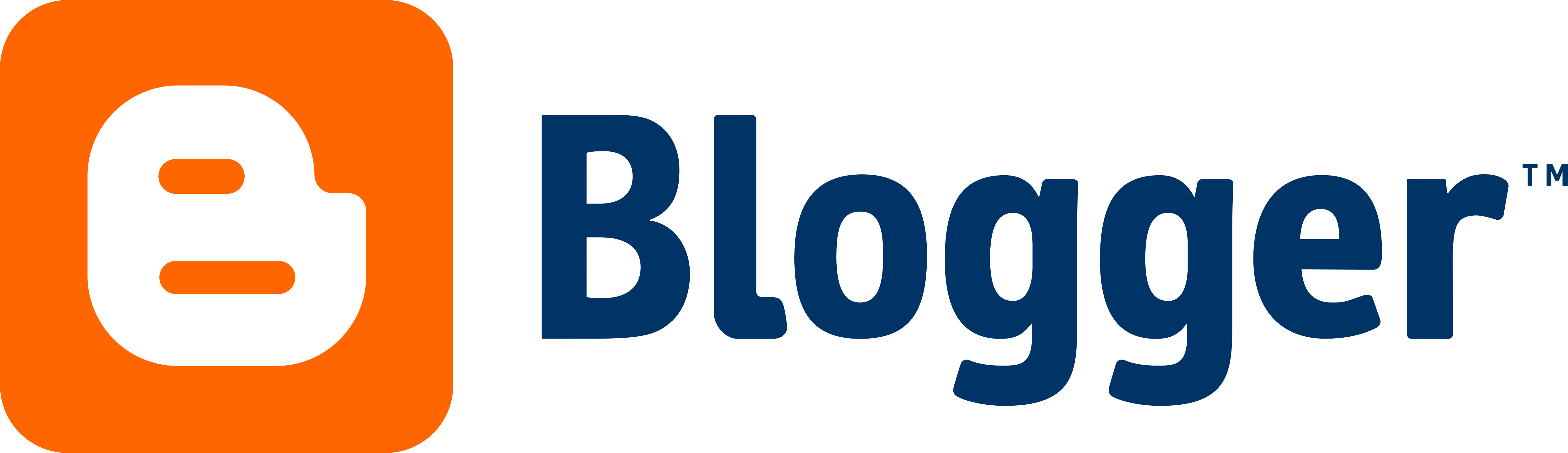 Blogger Transparent Logo PNG