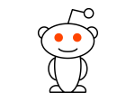 Reddit Alien Transparent Logo PNG