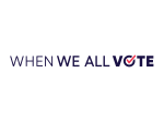 When We All Vote Transparent Logo PNG