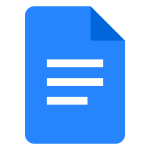 Google Docs Transparent Logo PNG