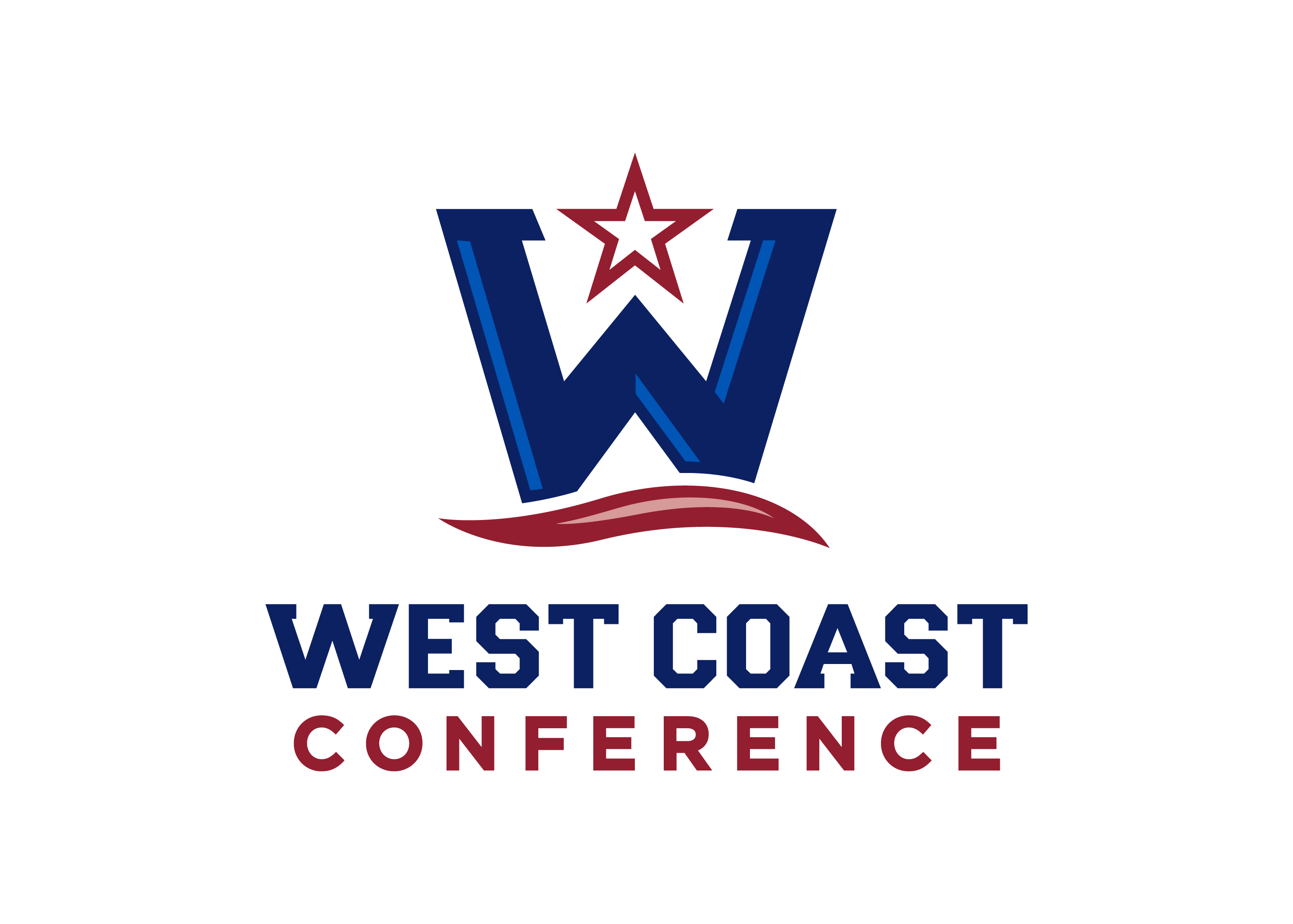 WCC West Coast Conference Transparent Logo PNG