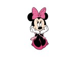 Minnie Mouse Transparent Logo PNG