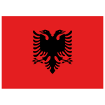 Albania Flag Transparent Logo PNG