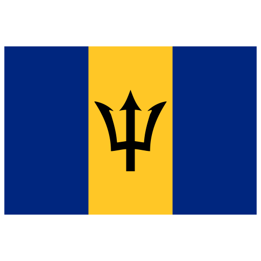 Barbados Flag Logo Transparent PNG