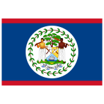 Belize Flag Transparent Logo PNG