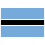 Botswana Flag Logo Transparent PNG