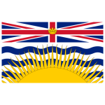 British Columbia Flag Transparent Logo PNG
