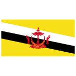 Brunei Flag Transparent Logo PNG