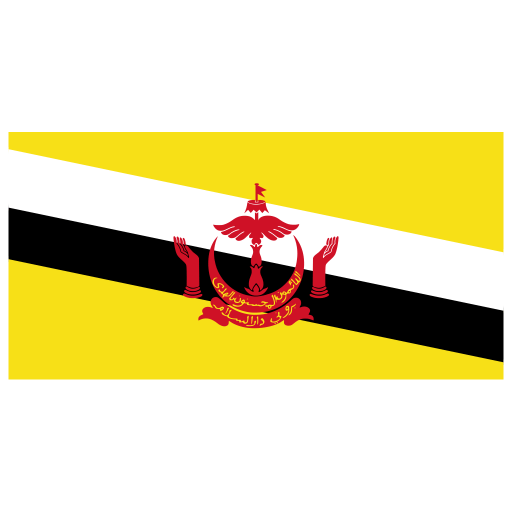 Brunei Flag Logo Transparent PNG