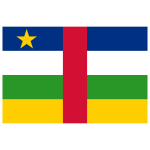Central African Republic Flag Transparent Logo PNG