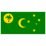 Cocos Keeling Islands Flag Transparent Logo PNG