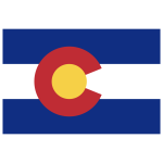 Colorado Flag Transparent Logo PNG