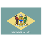 Delaware Flag Transparent Logo PNG