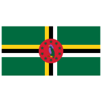 Dominica Flag Transparent Logo PNG