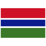 Gambia Flag Transparent Logo PNG