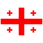 Georgia Flag Transparent Logo PNG