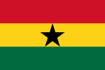 Ghana Flag Transparent Logo PNG