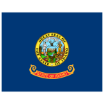 Idaho Flag Transparent Logo PNG