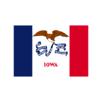 Iowa Flag Transparent PNG Logo