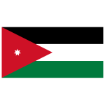 Jordan Flag Logo Transparent PNG