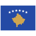 Kosovo Flag Logo Transparent PNG