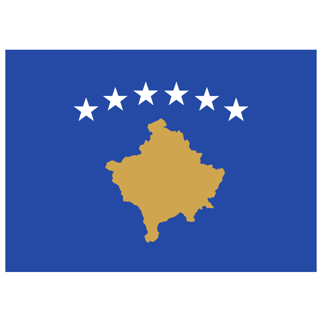Kosovo Flag Transparent Logo PNG