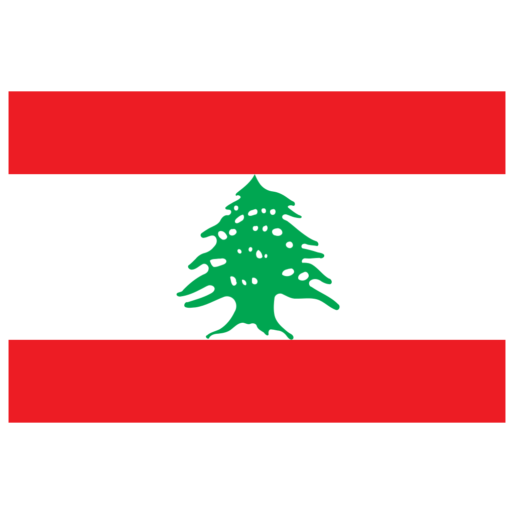 Lebanon Flag Transparent Logo PNG
