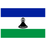 Lesotho Flag Logo Transparent PNG