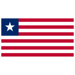 Liberia Flag Transparent Logo PNG