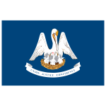 Louisiana Flag Logo Transparent PNG