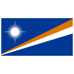 Marshall Islands Flag Transparent Logo PNG