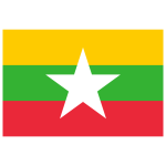 Myanmar Burma Flag Transparent Logo PNG