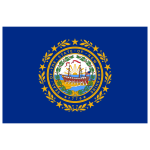 New Hampshire Flag Transparent Logo PNG