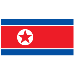 North Korea Flag Transparent Logo PNG