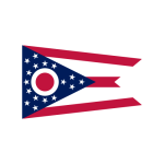 Ohio Flag Transparent Logo PNG