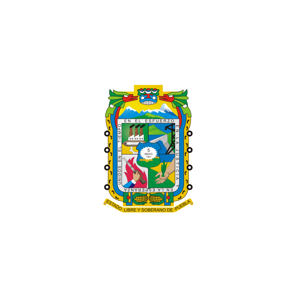 Puebla Flag Transparent Logo PNG