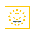 Rhode Island Flag Transparent Logo PNG