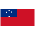 Samoa Flag Transparent Logo PNG