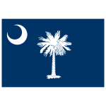 South Carolina Flag Logo Transparent PNG