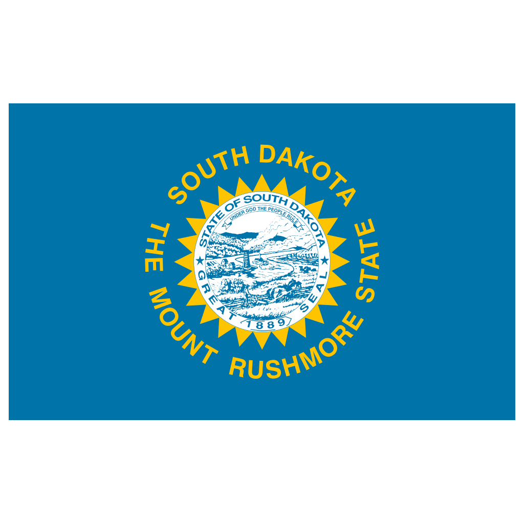 South Dakota Flag Transparent Logo PNG