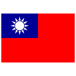 Taiwan Flag Transparent Logo PNG