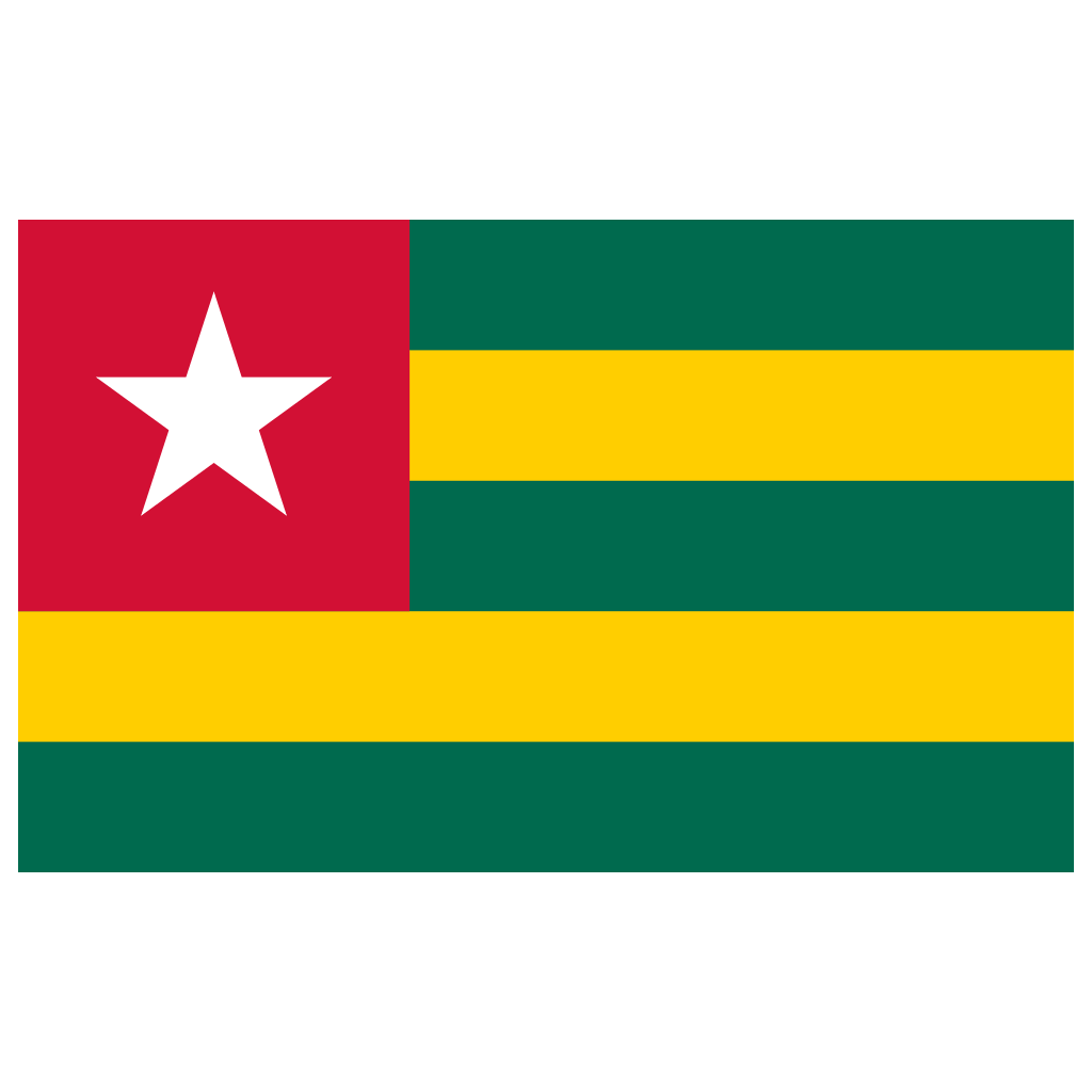 Togo Flag Logo PNG Download - Bootflare