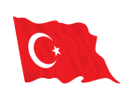 Turkey Flag Transparent Logo PNG