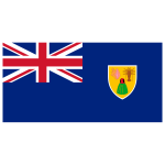 Turks and Caicos Islands Flag Transparent Logo PNG