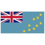Tuvalu Flag Transparent Logo PNG