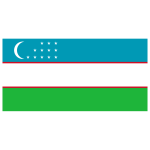 Uzbekistan Flag Transparent Logo PNG
