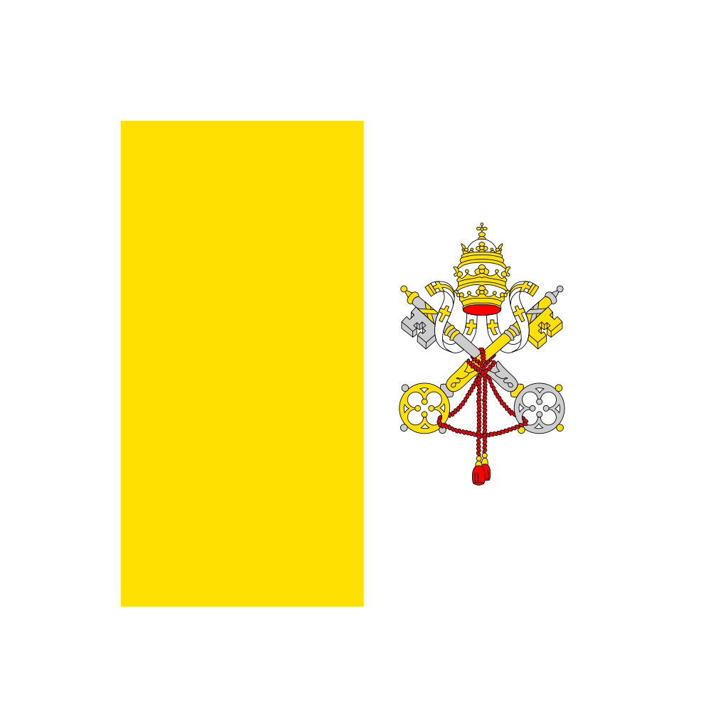 Vatican City Flag Transparent Logo PNG