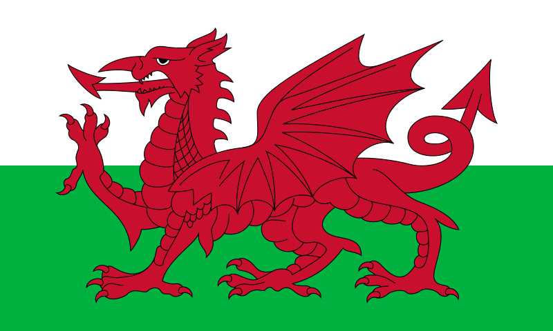 Wales Flag Transparent Logo PNG